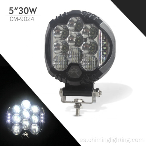 4x4 luces de conducción Lámparas de conducción LED redondas